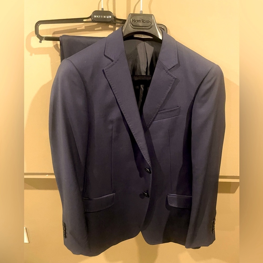 ARMANI COLLEZIONI MEN’S SUIT / EUR 48 / NAVY / MADE IN ITALY